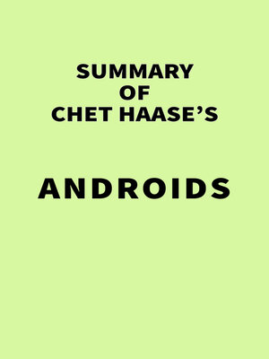 cover image of Summary of Chet Haase's Androids